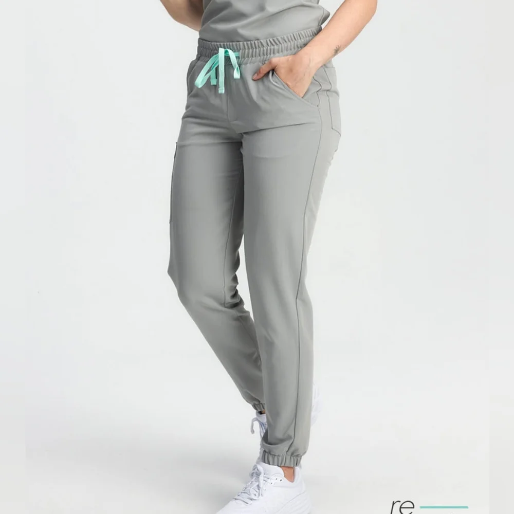 Garde-Malade, ROSIE RE-GARDE™ - QUIET GREY - Jogger Scrub Pants, Tall Medium - Picture 3 of 8